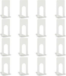 8er Set Metall Buchstütze Hochwertige Halterung für Bücher Bibliothek