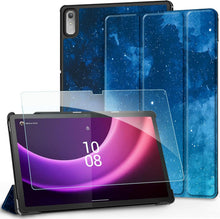 EasyAcc Hülle für Lenovo Tab P11 11.5 Zoll mit Schutzfolie Blau Sterne