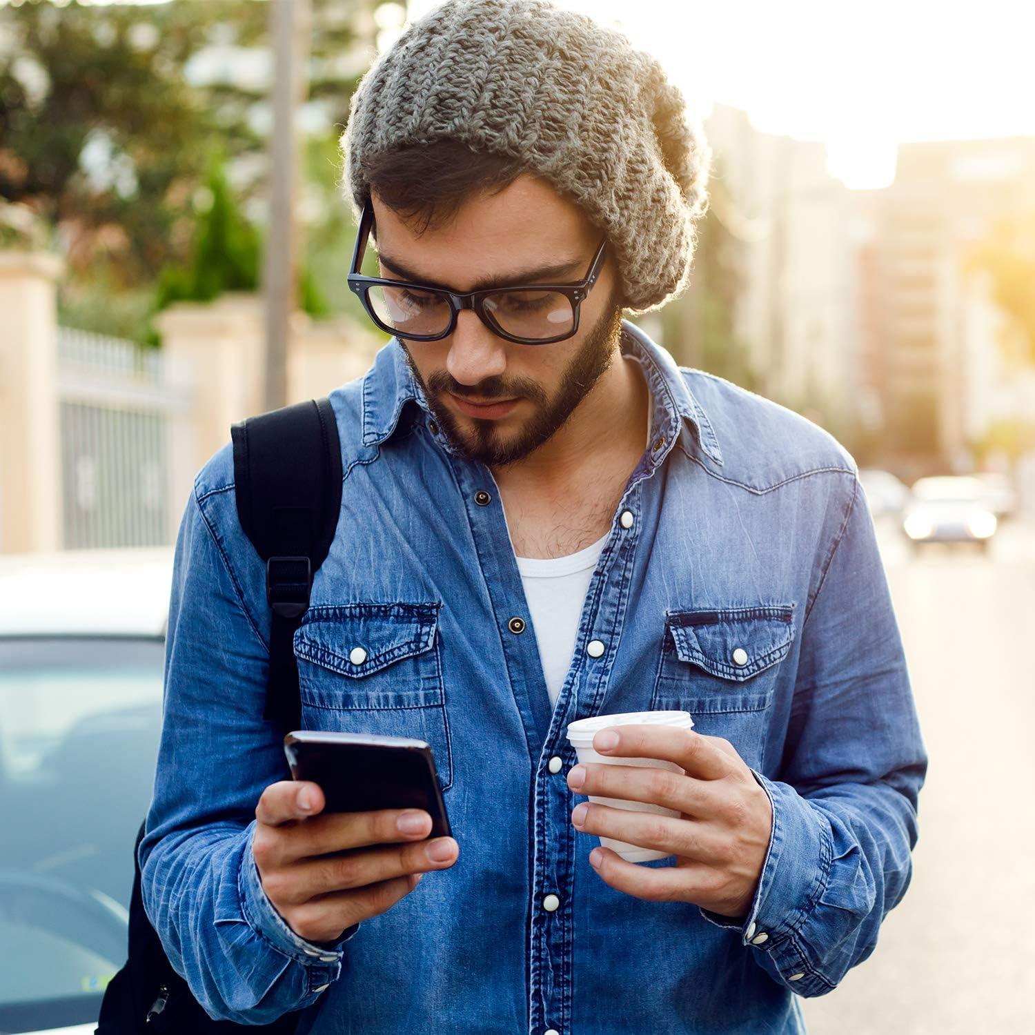 Blaulichtfilter Brille Herren Damen UV Gaming Glasses Oc092