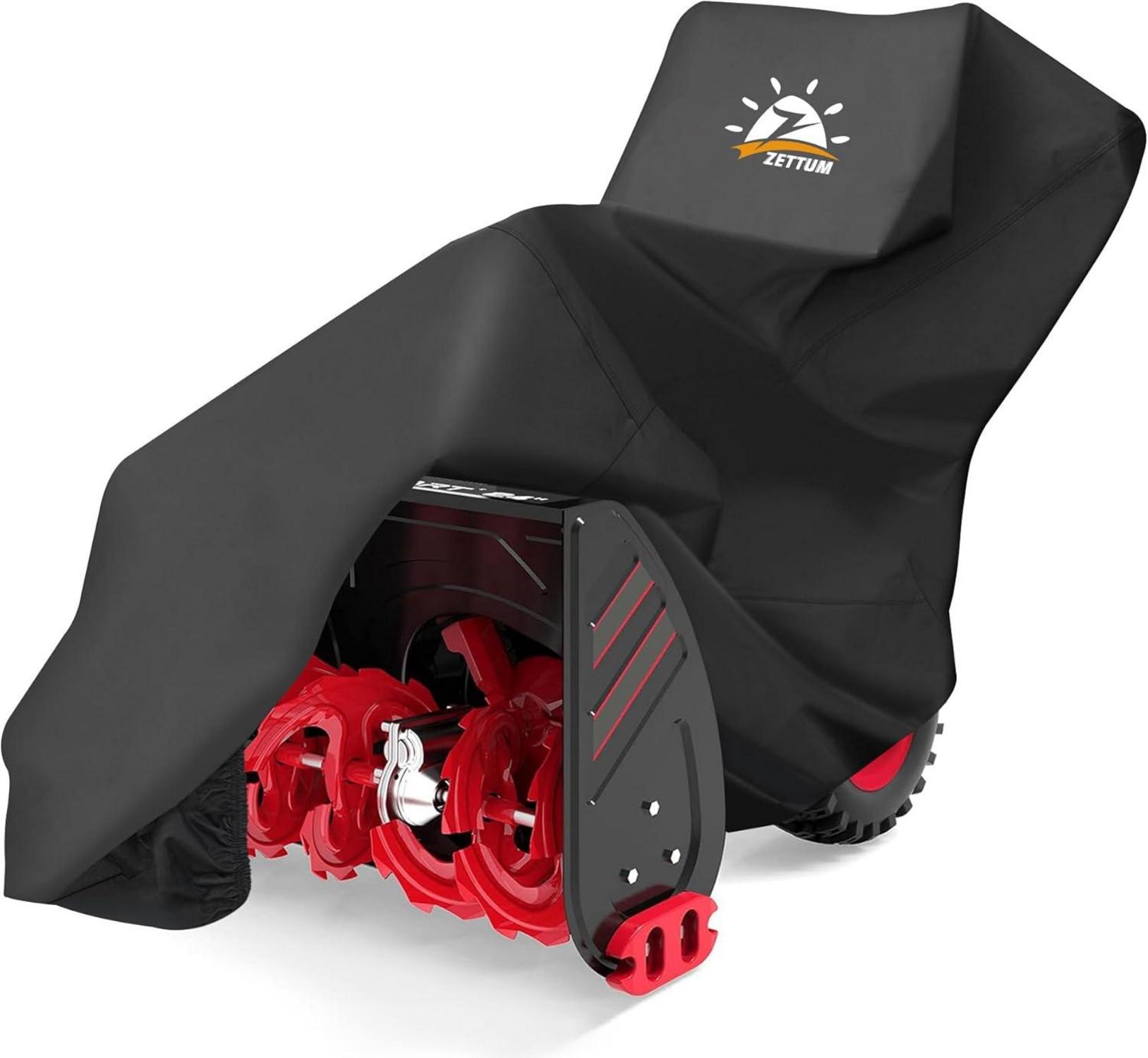 Zettum Schneefräse Abdeckung 600D PU Wasserdicht & Heavy Duty