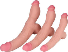 Realistischer Doppeldildo Analplug Strap-On Sex Toy SM Spielzeug