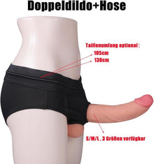 Realistischer Doppeldildo Silikon Strap On Analplug SM Sex
