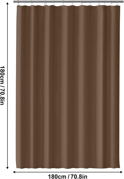 Duschvorhang 180x180 cm Anti-Schimmel Stoff Wasserdicht
