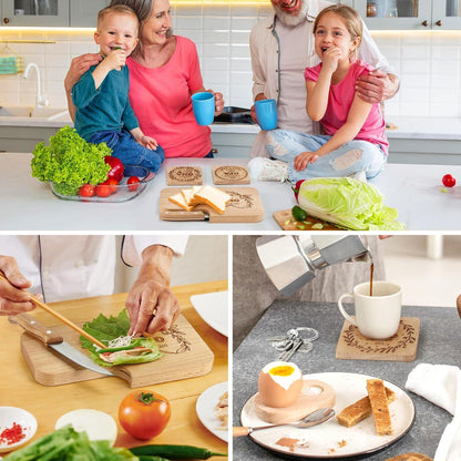 Frühstücksbrettchen Schneidebrett Geschenk Oma Engel Design