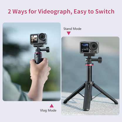 51CM Mini Stativ für Action Kameras, ULANZI MT-72 Tragbarer Selfie Stick & Tischstativ