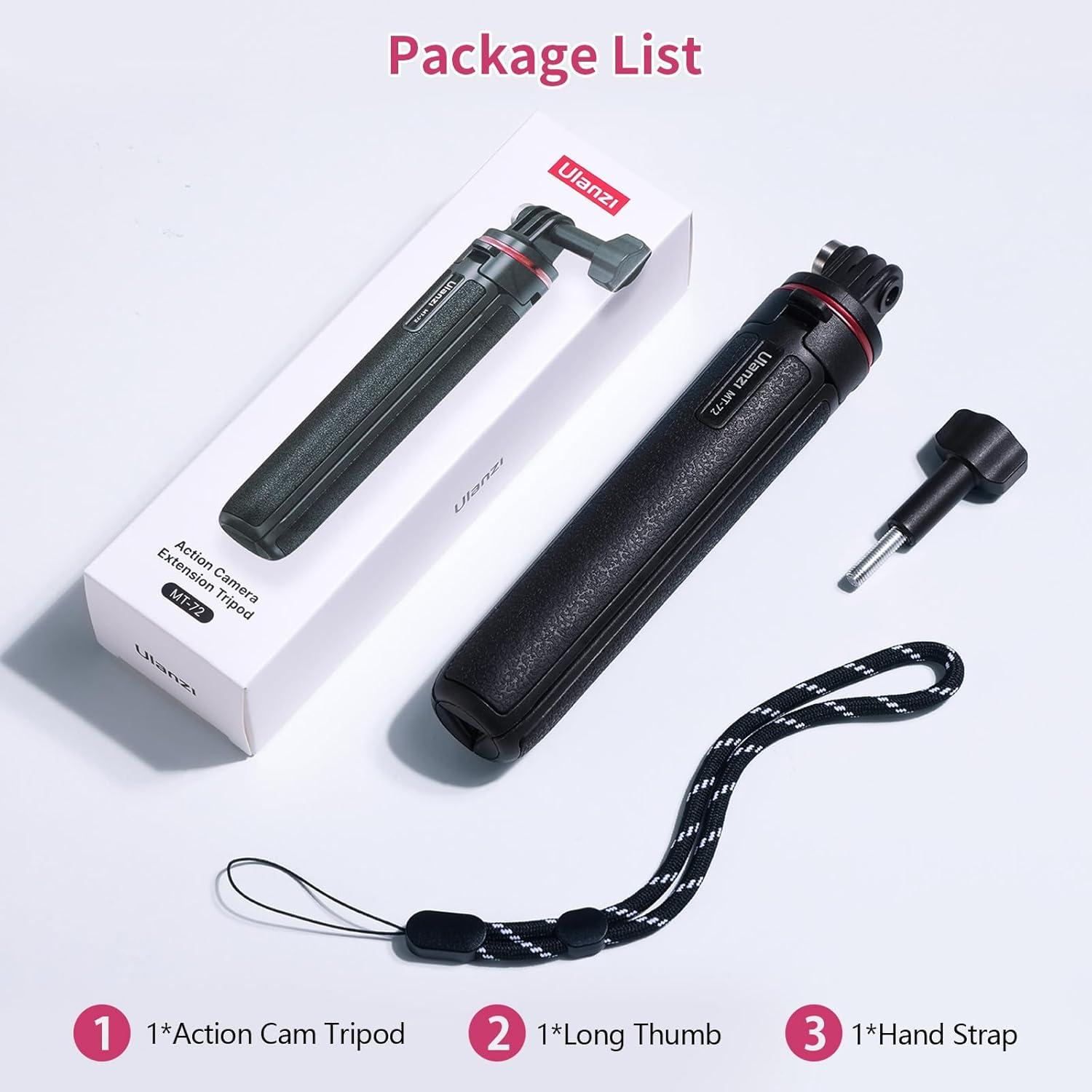 51CM Mini Stativ Action Kamera ULANZI MT-72 Selfie Stick Ständer