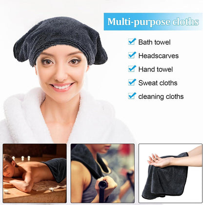 Mikrofasertuch Shiny Bath Trockentuch 2er Set 40x40cm - Auto Dusche Küche Bad