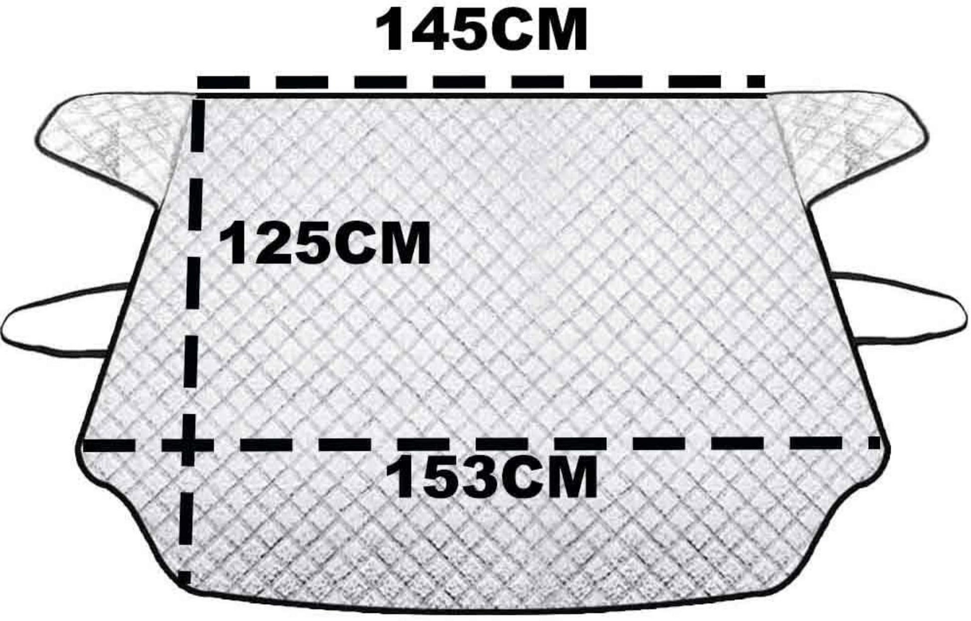 Auto Frontscheibenabdeckung Winter Schnee Frost Sonne Schutz 153x125CM