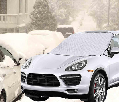 Auto Frontscheibenabdeckung Winter Schnee Frost Sonne Schutz 153x125CM