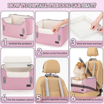 Hunde Autositz für kleine Hunde – Sicher & Komfortabel