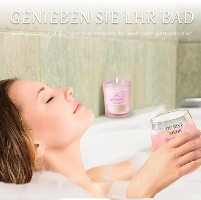 Personalisierte Weingläser Beste Freundin Dankeschön