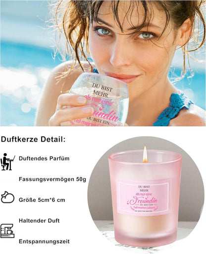 Personalisiertes Weinglas Geschenk Beste Freundin 480ml Weihnachten