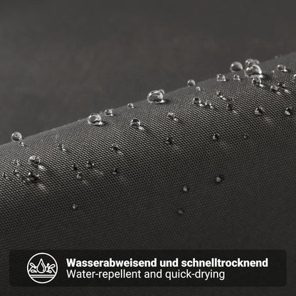 Duschvorhang Dunkelgrau Stoff 180x200cm Anti-Schimmel wasserabweisend