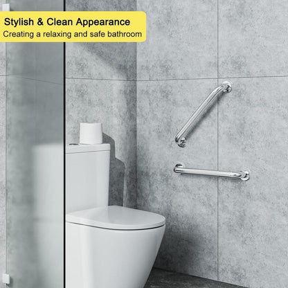 Edelstahl Haltegriff Anti-Rutsch 41cm Badewanne Dusche_Sicherheitsgriffe
