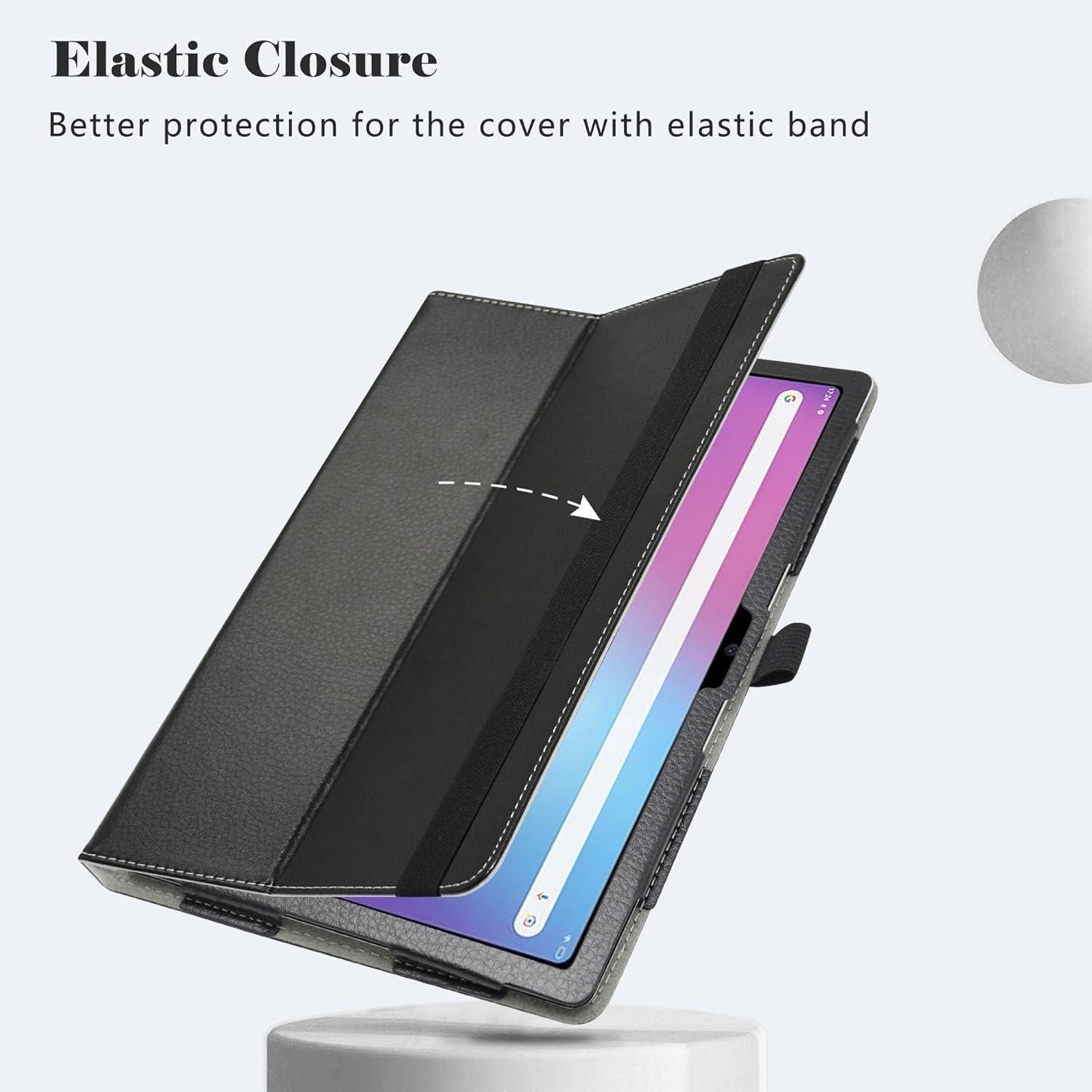 Schwarze Tablet-Hülle mit Ständer für 10.36 Zoll Tab 11 WiFi / Pad15