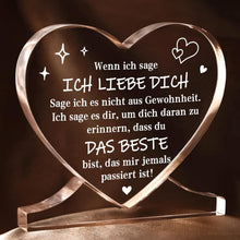 Liebe Dich Geschenk Herzförmiges Acryl Dekoration Jahrestag