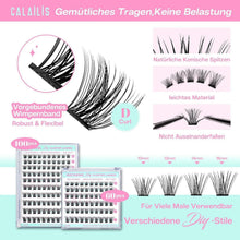 Selbstklebende Wimpern 60 Stück D Curl – Klebefrei & Wiederverwendbar