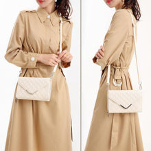 Damen Umhängetasche Vegan Leder Gesteppt Crossbody