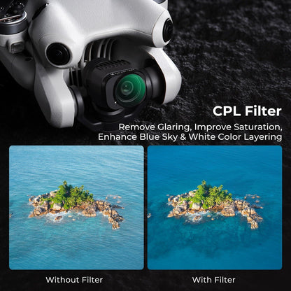 ND Filterset CPL+ND8+ND16+ND32+ND64+ND128 für DJI Mini 4 Pro