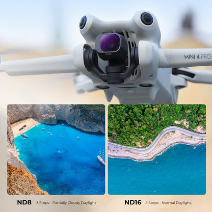 K&F Concept Mini 4 Pro ND Filterset 6 Stück CPL ND8 ND16 ND32 ND64 ND128 für DJI Mini 4 Pro