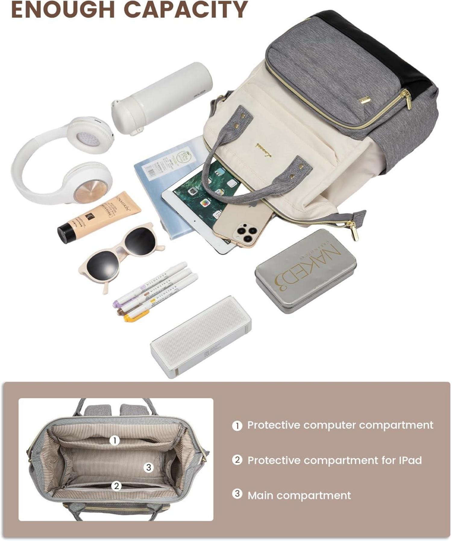 Damen Rucksack LOVEVOOK Klein Elegant Wasserdicht 2 in 1 Cityrucksack