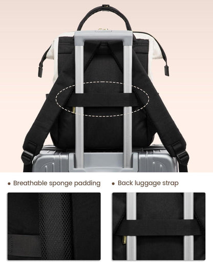 Rucksack Damen Klein Wasserdicht Elegant 2 in 1 Backpack Schule Arbeit