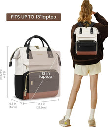 Damen Rucksack Klein Elegant Wasserdicht 2 in 1 Cityrucksack