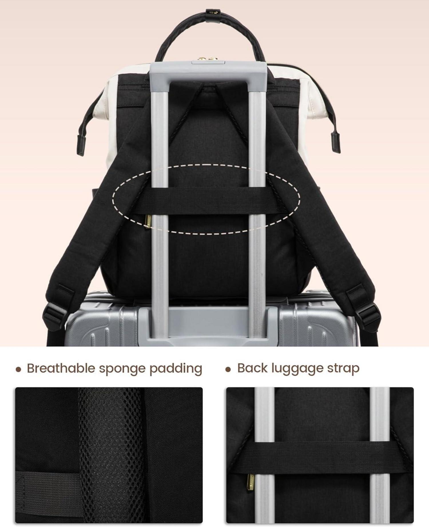 LOVEVOOK Damen Rucksack Klein Elegant Wasserdicht 2in1 Cityrucksack Backpack