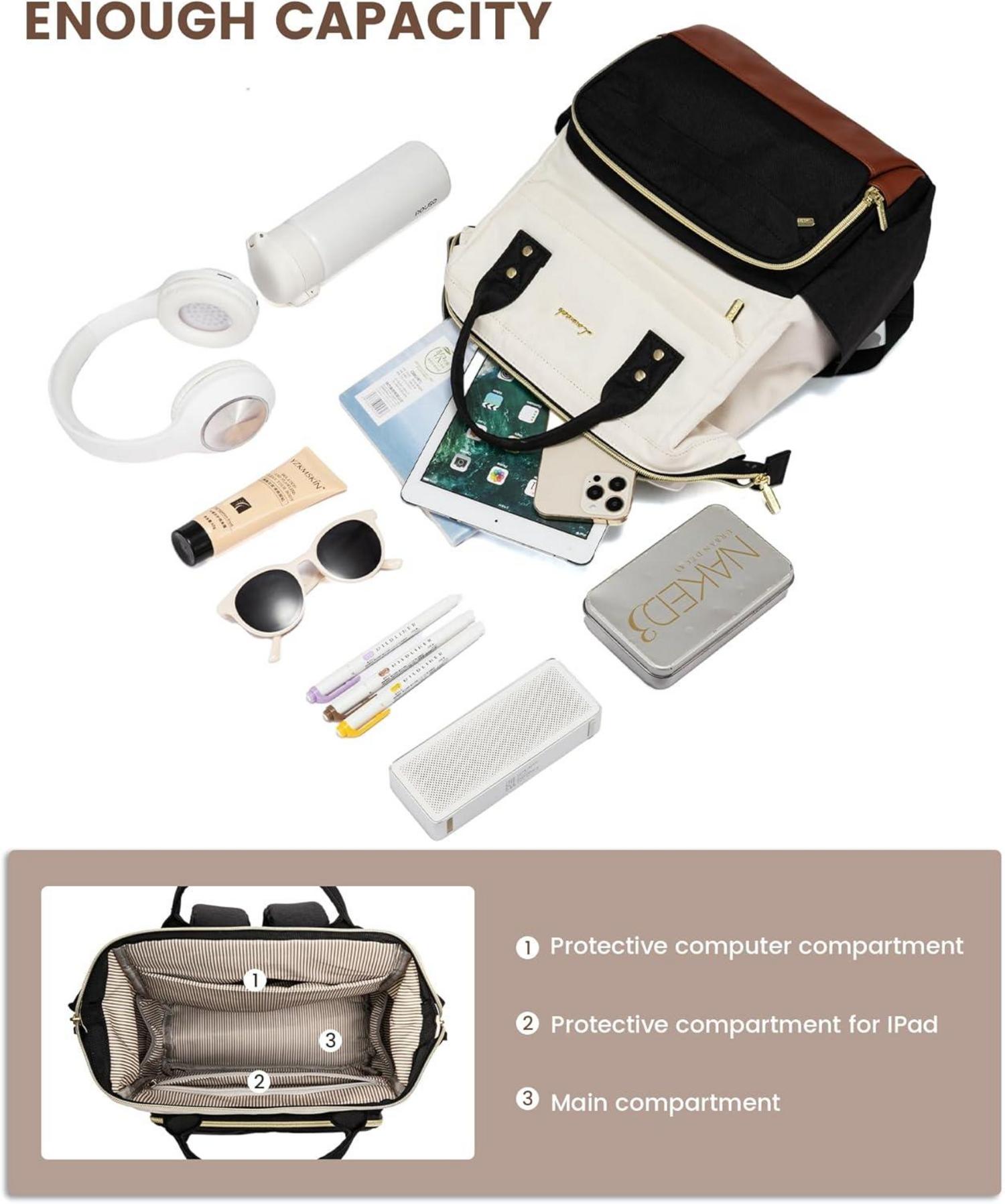 Damen Rucksack 2 in 1 Wasserdicht Elegant City Backpack Schule Reisen