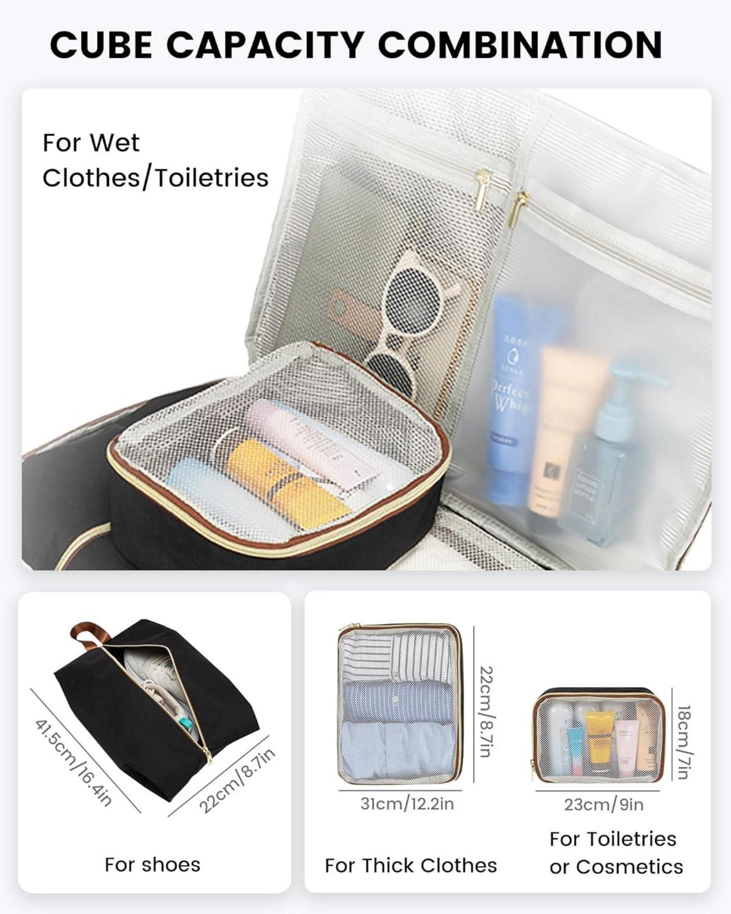 Handgepäck Rucksack 17 Zoll Laptop Wasserdicht 40L 45x36x20