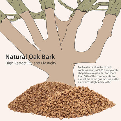 Natürliches Kokosnuss-Hamsterbettzeug für kleine Haustiere, 2-3mm