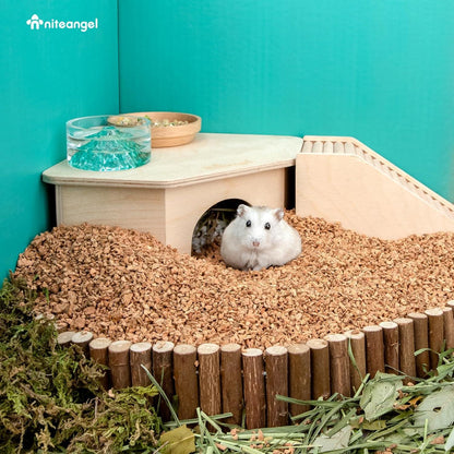 Natürliches Kokosnuss-Hamster-Einstreu für kleine Nagetiere 2-3mm