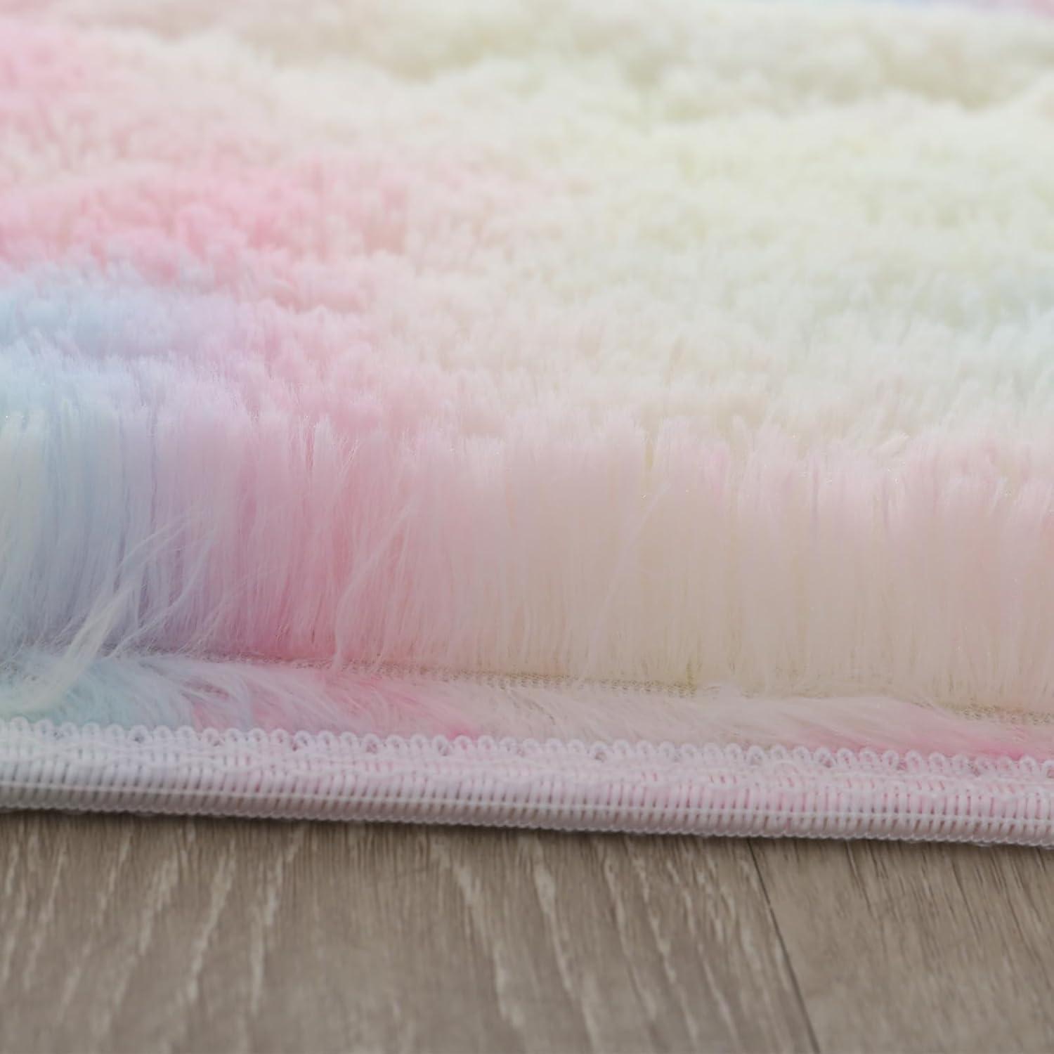 Weicher Zottelteppich Flauschig 150x200cm Wohnzimmer Schlafzimmer