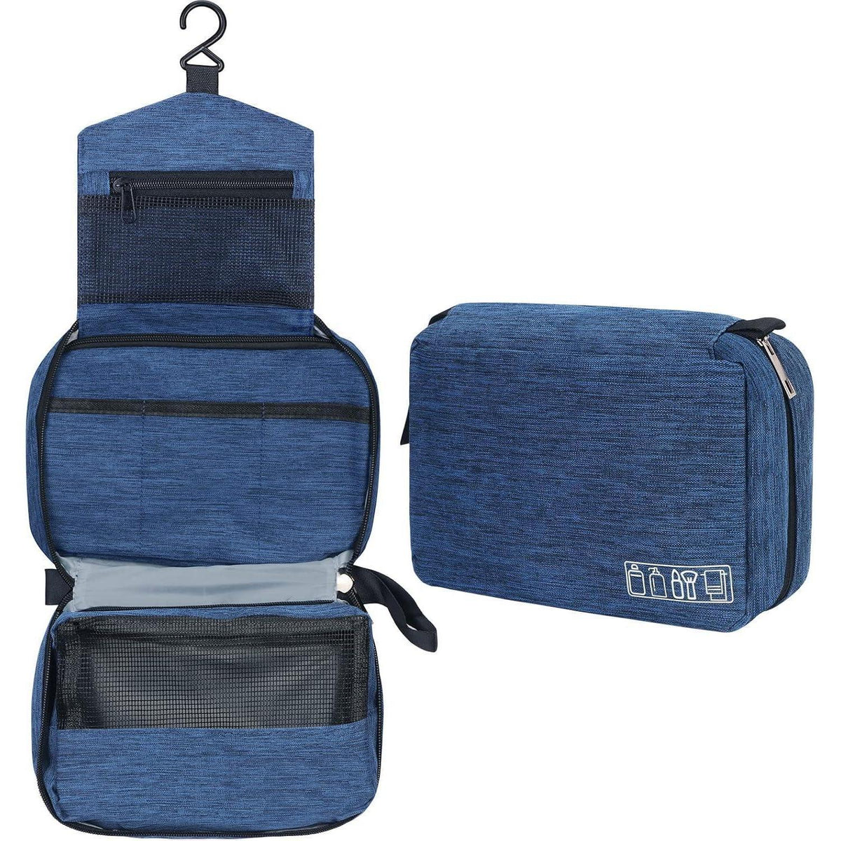 Hängender Kulturbeutel Marineblau S Wasserdicht Reise Organizer