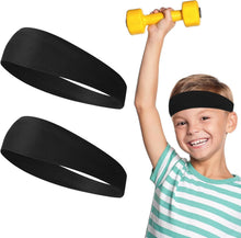 Rutschfeste Haarband Kinder Sport Fußball 2 Stück Yoga Läuft