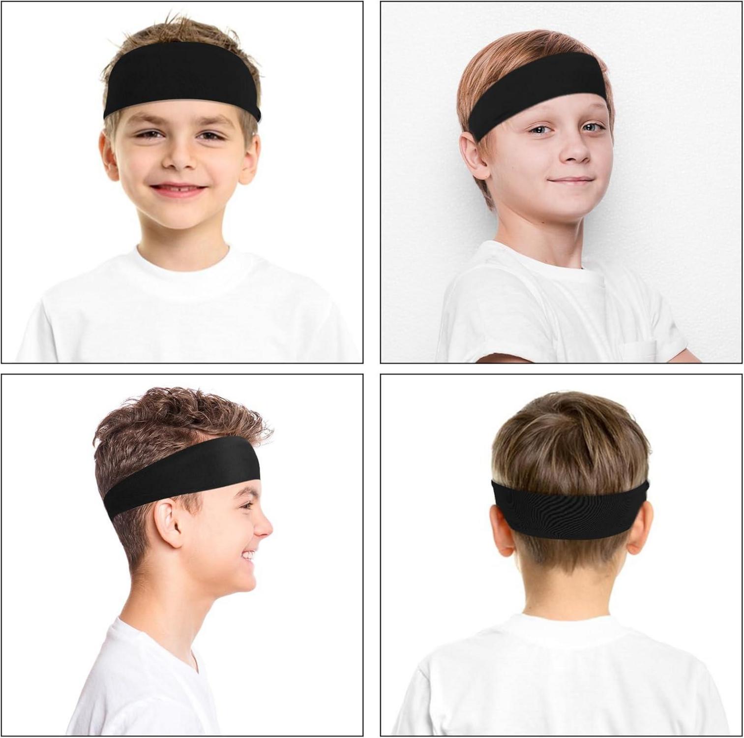 2er Set rutschfeste Haarbänder Sport Fußball Yoga Kinder Herren