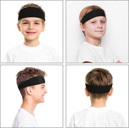 2er Set rutschfeste Haarbänder Sport Fußball Yoga Kinder Herren