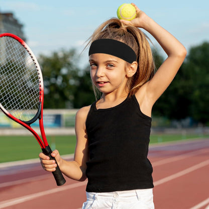2er Set Haarbänder Kinder Herren Sport Fußball rutschfest Yoga Läuft