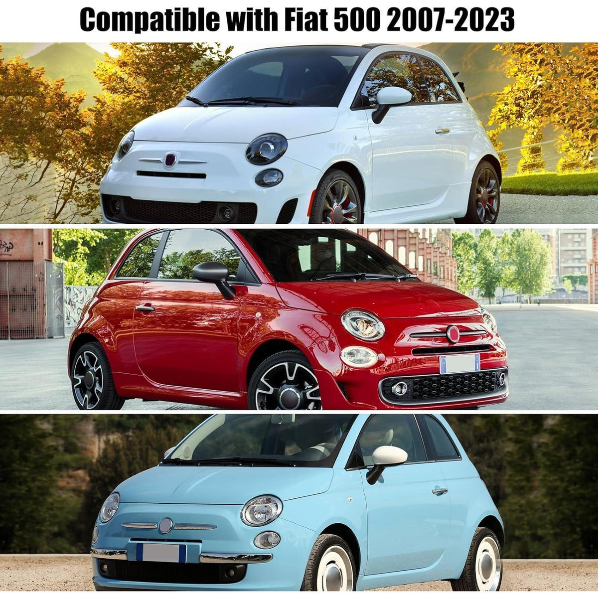 Halbgarage für Fiat 500 (2007-2023) – Schutzhülle