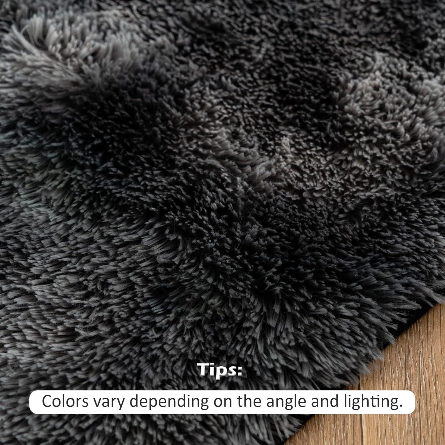Hochflor Shaggy Teppich waschbar antirutsch Kinderzimmer Schlafzimmer