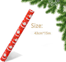 Weihnachtsgeschenkpapierrolle 43 cm x 15 m Weihnachtsmann