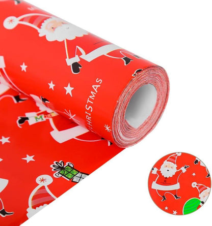 43cm x 15m Weihnachtsgeschenkpapierrolle Weihnachtsmann Geschenkpapier