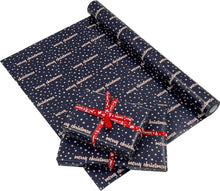 Weihnachts-Geschenkpapierrolle mit Sternen, 43 cm x 15 m
