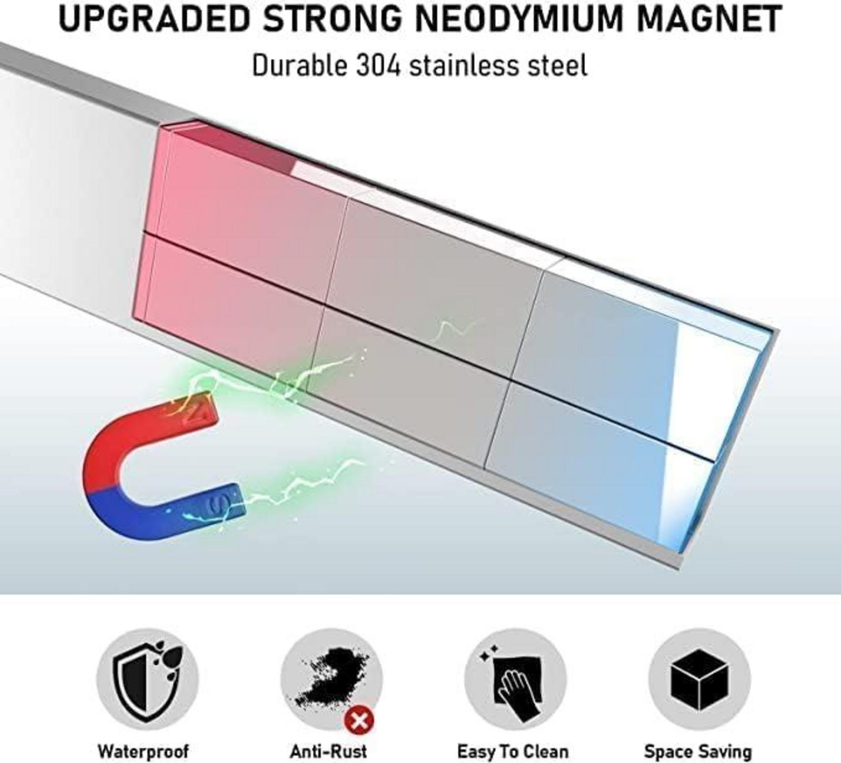 50cm Magnetleiste Messerhalter Edelstahl Selbstklebend