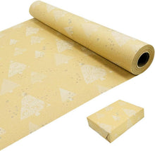 Rollenpaket Weihnachtsgeschenkpapier 43cm x 20m Kraftpapier Sternen