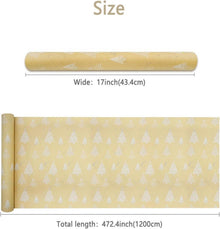 Weihnachtsgeschenkpapierrolle Kraftpapier Sterne
