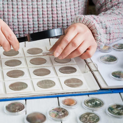 Münzkapseln 100 Stück klar Kunststoff Aufbewahrung Schaumstoff 30mm