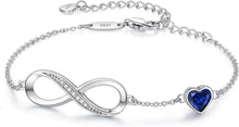 Louisa Secret Infinity Armband 925 Silber Damen Unendlichkeit Herz