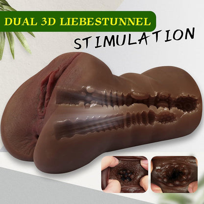 Realistischer Masturbator Groß 3D Vagina Klitoris Anal Erotik