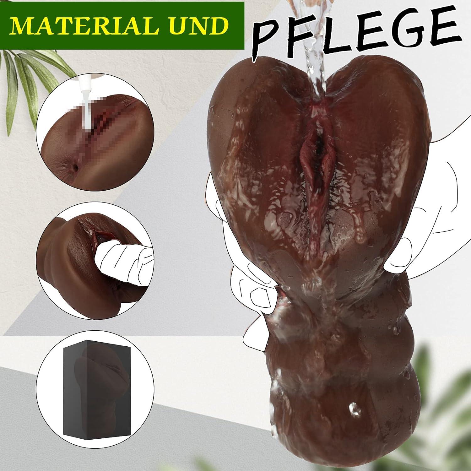 Realistischer Masturbator Groß mit 3D Vagina Klitoris Anal Erotik